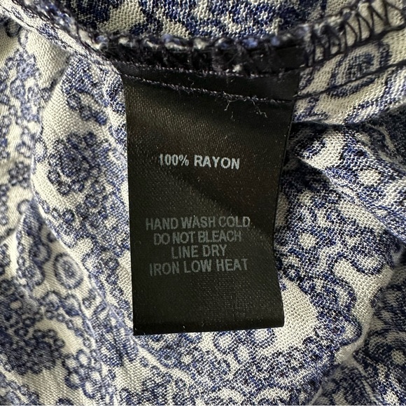 Lulu’s Mandala Daydream Blue Print Maxi Dress sz M - Picture 14 of 15